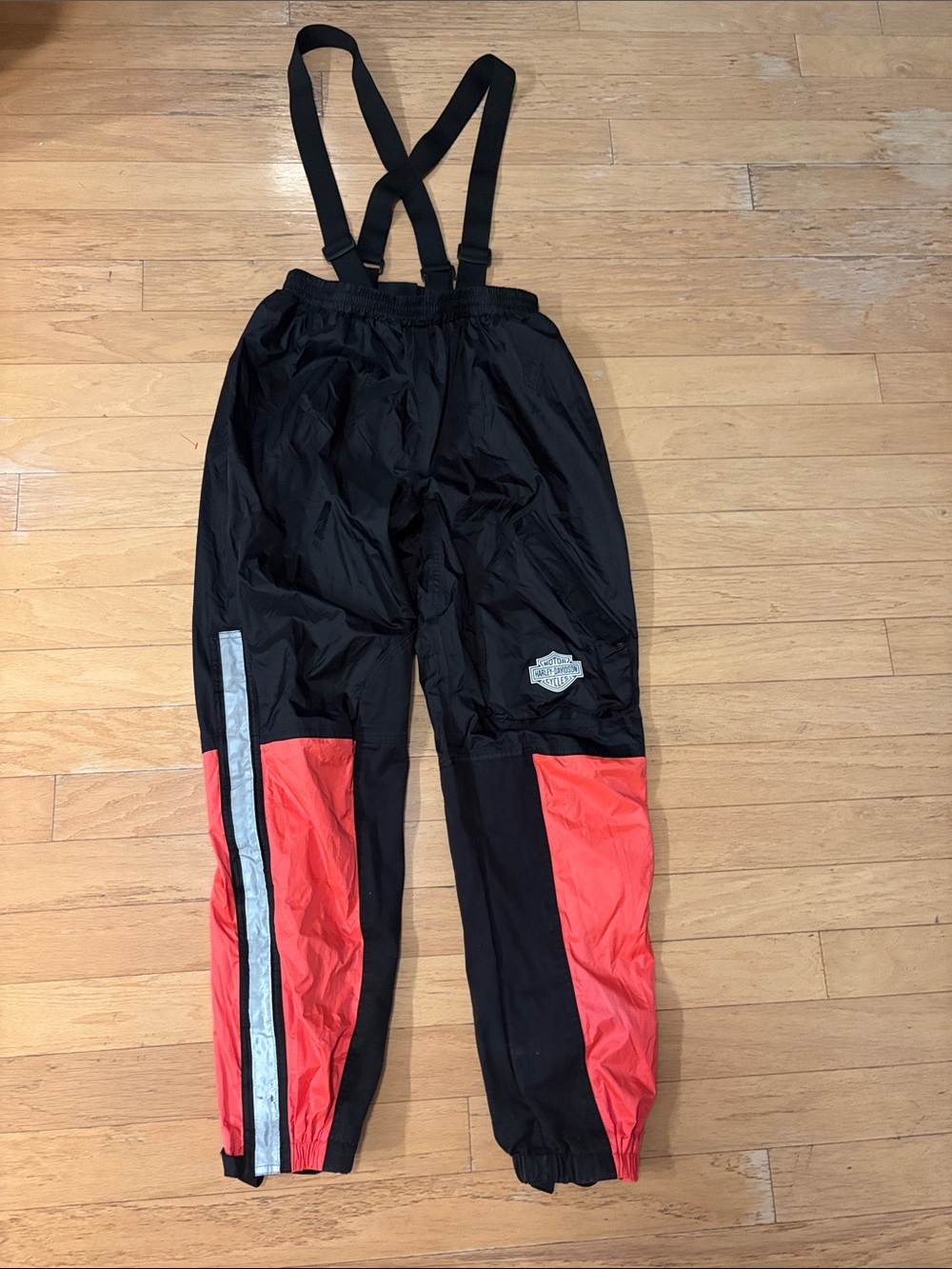 Harley-Davidson All-Weather Nylon Motorcycle Rain Pants L